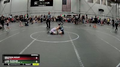 48 lbs Semis (4 Team) - Grayson McKay, Kraken vs Luke Russler, Revival Uprising Orange