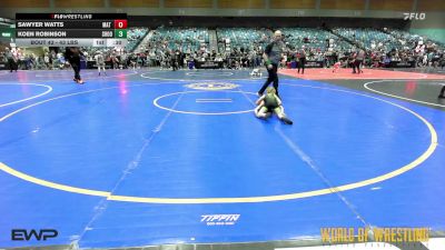 43 lbs 2nd Place - Sawyer Watts, Mat Demon Wrestling Club vs Koen Robinson, Shootbox