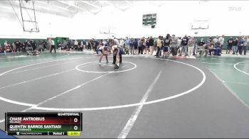 120 lbs Quarterfinal - Quentin Barros Santiago, North Torrance vs Chase Antrobius, Millikan