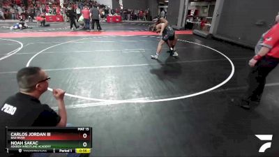 175 lbs Quarterfinal - Carlos Jordan Iii, Bad River vs Noah Sakac, Askren Wrestling Academy