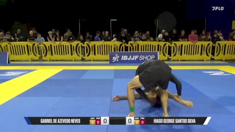 Hiago George Santos Silva vs Gabriel De Azevedo Neves 2025 Pan IBJJF Jiu-Jitsu No-Gi Championship