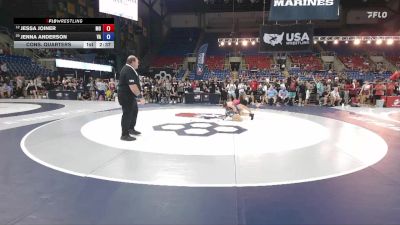 115 lbs Cons. Quarters - Jessa Joiner, MO vs Jenna Anderson, VA