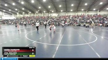 75+ Quarterfinal - Stihl Bulloch, Cedar Jr. Wrestling vs Hagen Thurgood, Delta Wrestling Club