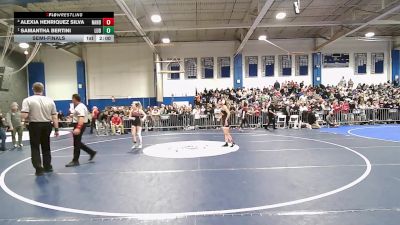 107 lbs Semifinal - Alexia Henriquez Silva, North Andover vs Samantha Bertini, Ludlow