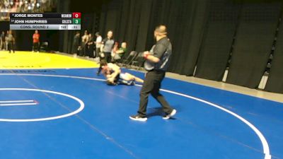 5A 165 lbs Cons. Round 2 - John Humphries, College Station vs Jorge Montes, McAllen Memorial