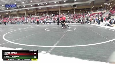 40 lbs Quarterfinal - Kreed Lathrum, The Best Wrestler vs Chase Depew, Derby