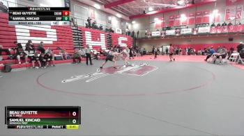 150 lbs Cons. Round 4 - Beau Guyette, W. F. West vs Samuel Kincaid, Gonzaga Prep