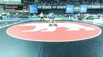 Boys 3A 285 lbs 3rd Place Match - Malachi Ebai, Oak Harbor vs Zachary Nelson, Silas