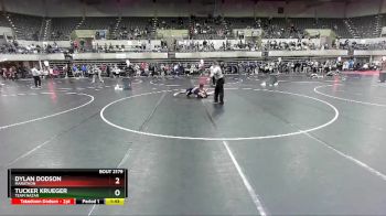 140 lbs Cons. Round 2 - Dylan Dodson, Marathon vs Tucker Krueger, Team Nazar