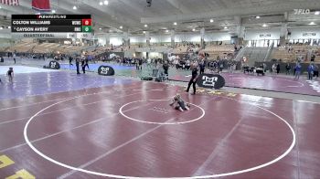 40 lbs Quarterfinal - Cayson Avery, Rabbit Wrestling Club vs Colton Williams, Williamson County Wrestling Cl