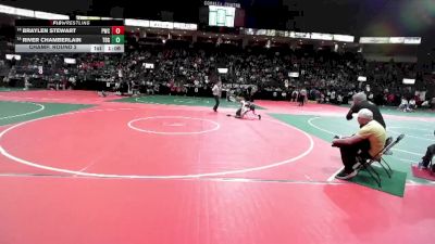84 lbs Champ. Round 2 - River Chamberlain, TBG1 vs Braylen Stewart, PWCA