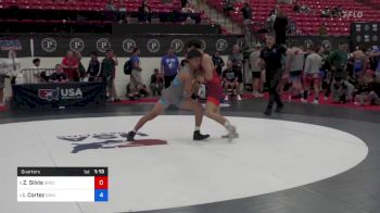 55 kg Quarters - Zachary Silvis, Greco-Roman Development vs Isaiah Cortez, Daniel Cormier Wrestling Club