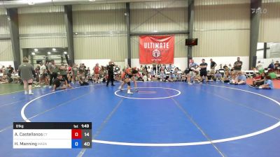 61 kg Rr Rnd 5 - Allison Castellanos, Cordoba Trained vs Hayden Manning, Mat Assassins Girls