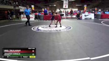 85 lbs Cons. Semi - Ariel Trejo Monje, Delano Diablos Wrestling vs Jennifer Cornejo, California