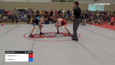 61 kg Round Of 32 - Tyler Delaware, Virginia Beach Regional Training Center vs Cole Manley, Mat-Town USA