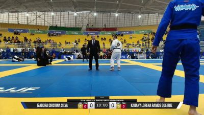 Kauany Lorena Ramos Queiroz vs Izadora Cristina Silva 2026 IBJJF Sul Americano Championship