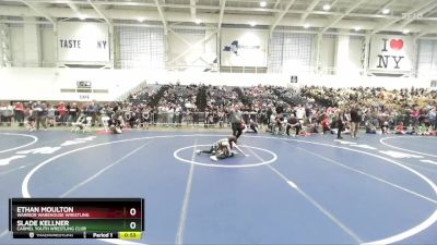 66 lbs Cons. Round 2 - Ethan Moulton, Warrior Warehouse Wrestling vs Slade Kellner, Carmel Youth Wrestling Club