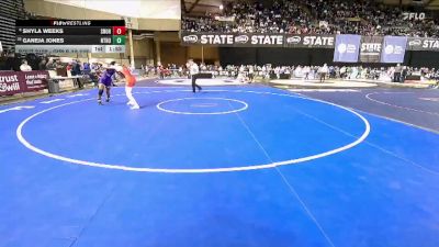 Girls 3A 135 lbs Champ. Round 1 - Ganeja Jones, North Thurston (Girls) vs Shyla Weeks, Snohomish (Girls)