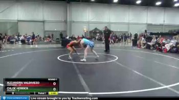 122 lbs Round 1 (8 Team) - Alejandra Valdiviezo, California vs Chloe Herrick, Missouri 1