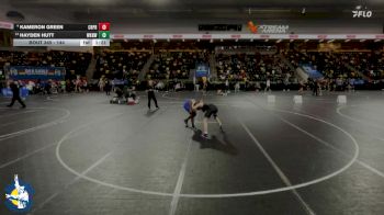 144 lbs Champ. Round 2 - Hayden Hutt, Waukee Northwest vs Kameron Green, Creighton Preparatory School