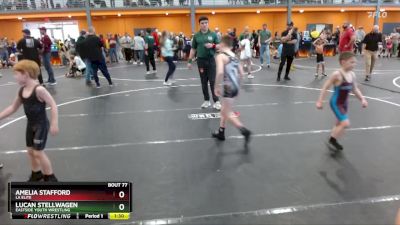 75/80 Round 4 - Amelia Stafford, LA Elite vs Lucan Stellwagen, Eastside Youth Wrestling