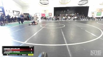 150 lbs Cons. Round 2 - Leonardo Arcinas, St. Francis vs Hermes McLlellan, Half Moon Bay