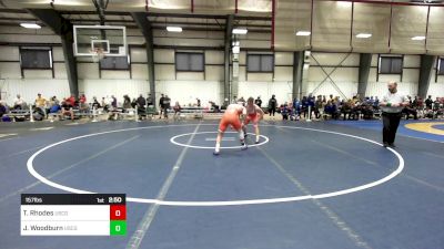 157 lbs Quarterfinal - Thomas Rhodes, Coast Guard vs Jacob Woodburn, Coast Guard