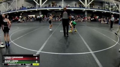 76 lbs Round 1 (6 Team) - Logan Caravaggio, Doughboy vs Quinn Larsen, Buxton Squeeze