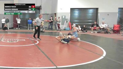 133 lbs Consi Of 8 #2 - Marco Tocci, North Carolina vs Mason Kernan, West Virginia