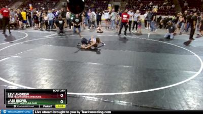 57-60 lbs Round 3 - Levi Andrew, Pikes Peak Warriors Wrestling vs Jase Riopel, Canon City Wrestling Club