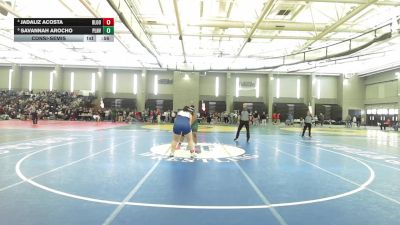235 lbs Consolation - Savannah Arocho, Plainville vs Jadaliz Acosta, Bloomfield/Weaver