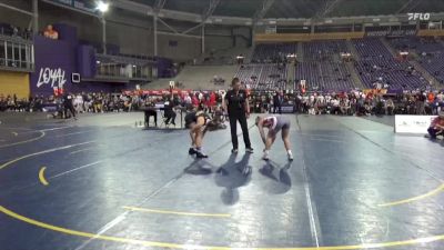 110 lbs Quarters & 1st Wb (16 Team) - Ava Bayless, Iowa vs Tiffany Stoshak, Sacred Heart