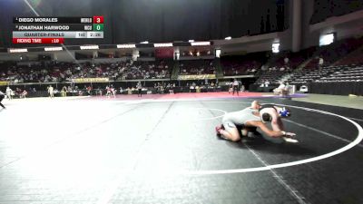 197 lbs Quarterfinal - Diego Morales, Menlo College (NCAA) vs Jonathan Harwood, West Chester