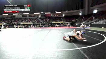 197 lbs Quarterfinal - Diego Morales, Menlo College (NCAA) vs Jonathan Harwood, West Chester