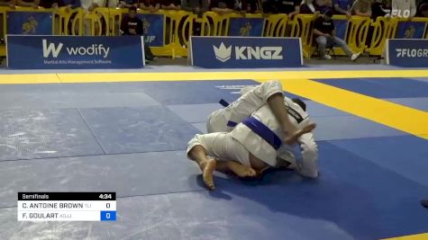 CARLEAK ANTOINE BROWN vs FELIPE GOULART 2023 Pan Jiu Jitsu IBJJF Championship