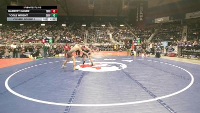 3A-150 lbs Champ. Round 1 - Cole Wright, Cody vs Garrett Hager, Torrington