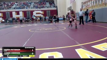 165 lbs Quarterfinal - Aubree Anderson, Vallivue vs Marisa Patterson, Boise