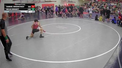 106 lbs Quarterfinal - Samuel Greenstreet, Thurston vs Micah Bennett, Camas