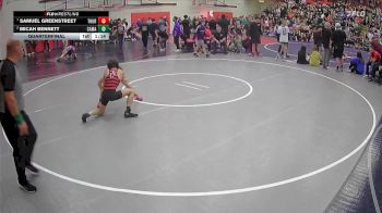 106 lbs Quarterfinal - Samuel Greenstreet, Thurston vs Micah Bennett, Camas