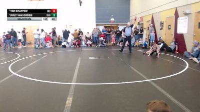 49 lbs Quarters - Kolt Van Orden, Shootbox Rigby vs Tim Shaffer, Iron Mountain Outlaws