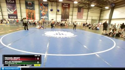 110 lbs Rd# 6- 9:00am Saturday Final Pool - Michael Brady, Dynasty Deathrow vs Rylan McKenney, Team Michigan