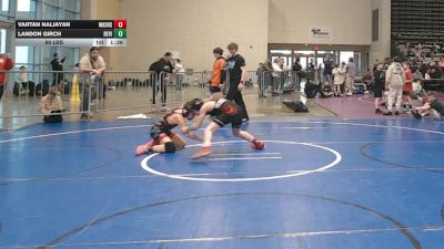 89 lbs Rr Rnd 8 - Vartan Naljayan, Mat Assassins Black - MSE vs Landon Girch, Revival Oange