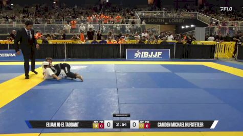 Elijah Jo-El Taggart vs Camden Michael Hufstetler 2025 Pan Kids Jiu-Jitsu IBJJF Championship
