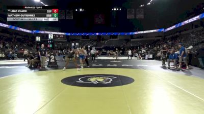 190 lbs Consi Of 8 #1 - Lolo Clark, Clovis (CS) vs Mathew Gutierrez, Brawley (SD)