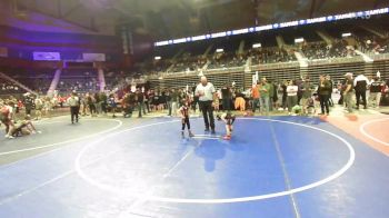 46 lbs Quarterfinal - Nalu Sylva, Sturgis Youth WC vs Kamden Vonkrosigk, Riverton USAW