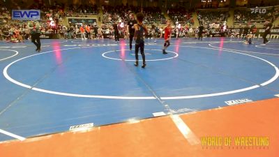 58 lbs Consi Of 8 #1 - Jude Varela, Juggernaut Wrestling Club vs Dallas Coats, Peer Pressure Elite