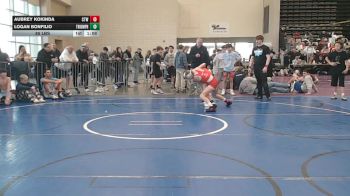 85 lbs Rr Rnd 5 - Aubrey Kokinda, CTWHALE Beluga - MSE vs Logan Bonfilio, Triumph Blue - MSE