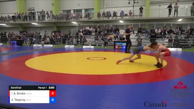 55kg Semifinal - Anson Smale, Edmonton WC vs Zechariah Topping, Jr Huskies