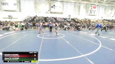 170 lbs Cons. Round 1 - Gianni Fosmire, Shaker Youth Wrestling vs Deakyn Hughes, Celtic Wrestling Club