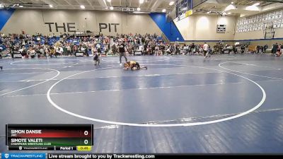 56 lbs Semifinal - Simon Dansie, JWC vs Simote Valeti, Champions Wrestling Club